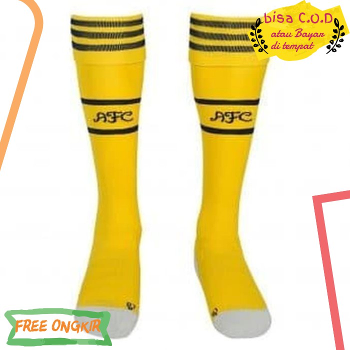 [COD]898 KAOS KAKI BOLA FUTSAL TEBAL PANJANG ANAK PRIA MURAH ARSENAL AWAY 2019/2020 GRADE ORI