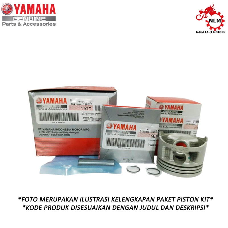 YAMAHA Original Piston Kit Jupiter Z Vega R New 5TN Lengkap