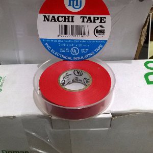 Isolasi Listrik Nachi National Electrical Insulating Tape Warna putih biru merah kuning hijau