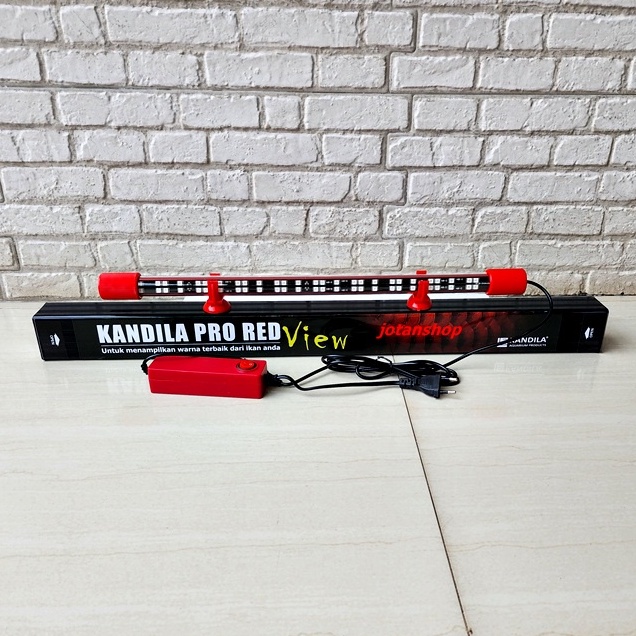 KANDILA PRO RED VIEW 400 40CM 8W LAMPU LED CELUP AQUARIUM TANNING T8 IKAN AROWANA ARWANA KOKI DISCUS CHANNA