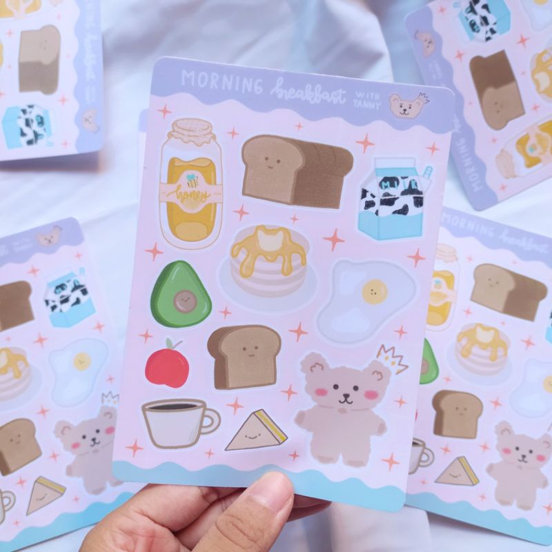 

Morning Breakfast with Tanny / Sticker Dekorasi Jurnal Shan Shine