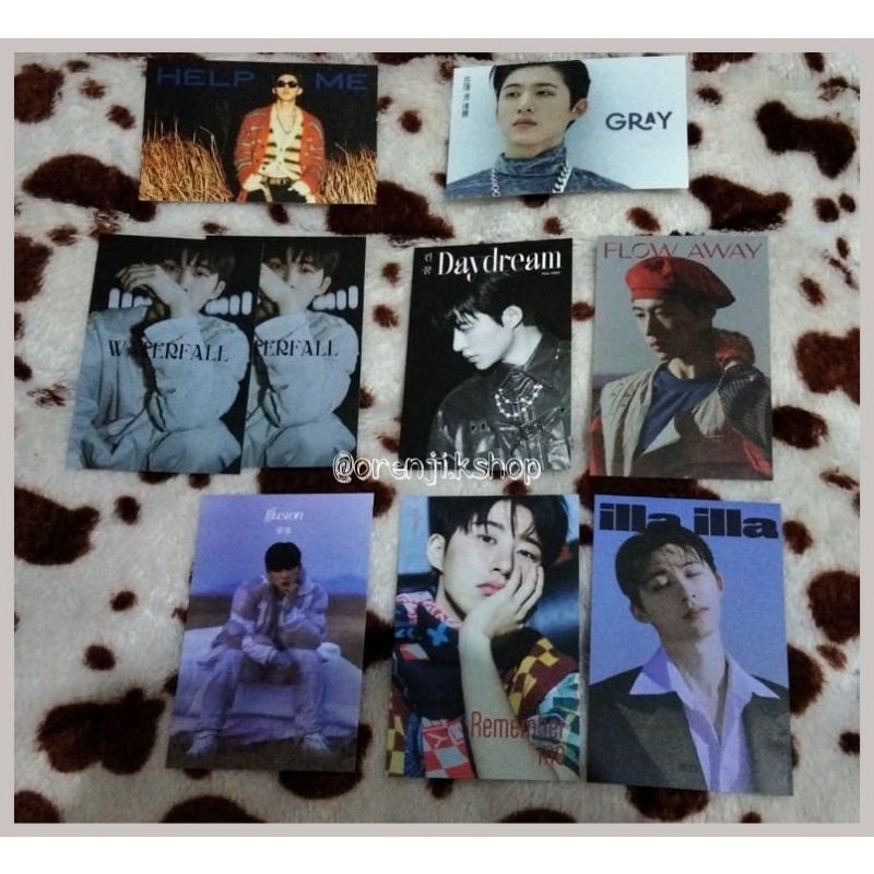 B.I Hanbin Waterfall Album Postcard Only
