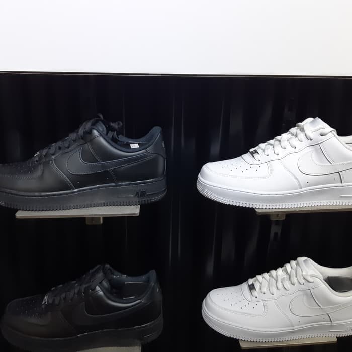Nike Air Force 1 Triple black suade , white , brown | 100% original