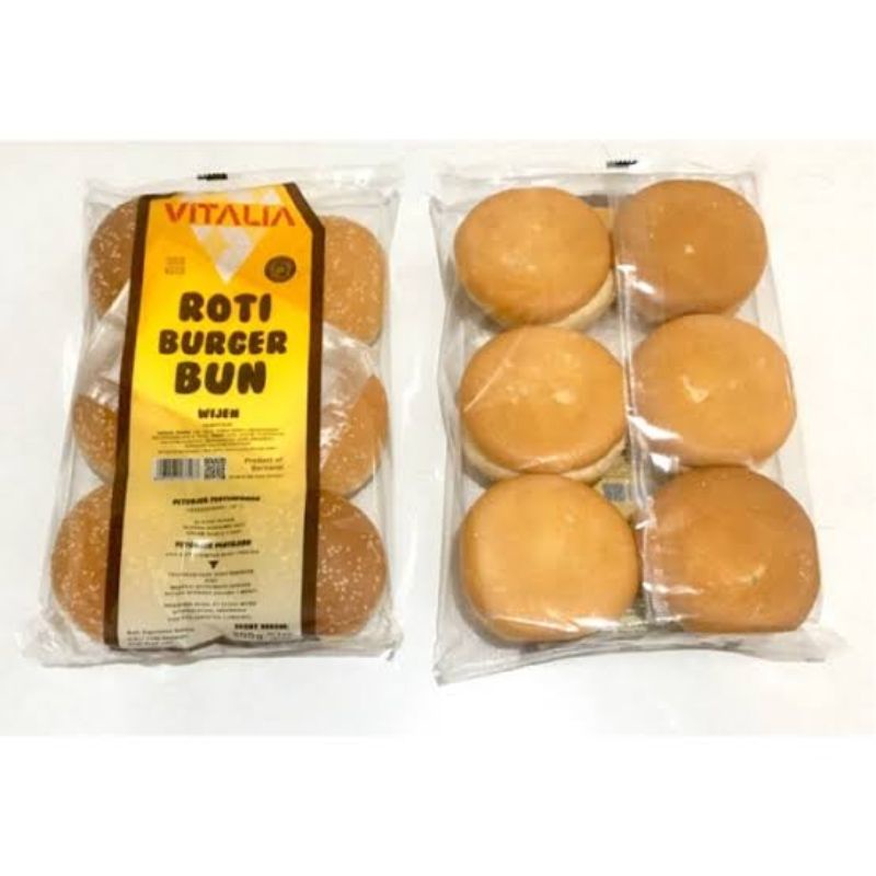 

Vitalia Roti Burger Wijen Besar isi 6