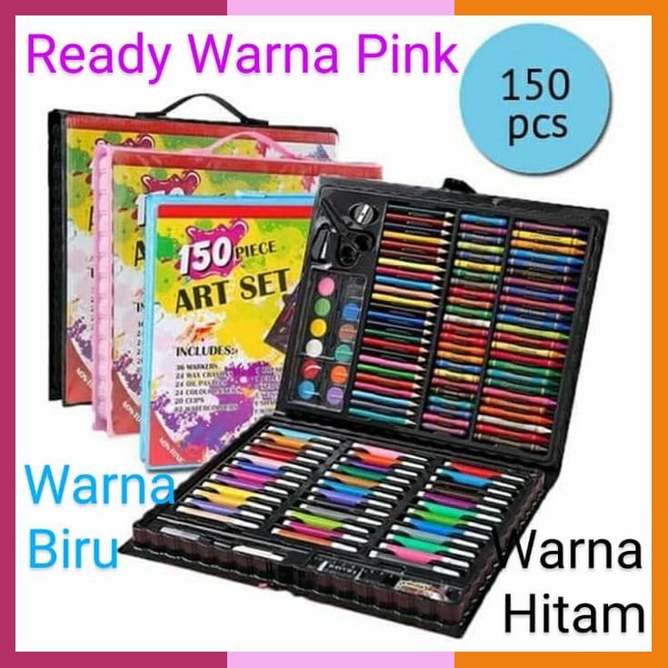 

Pensil Warna 150 Pcs /150 Piece Art Set/ Crayon/Colouring 150 Hitam