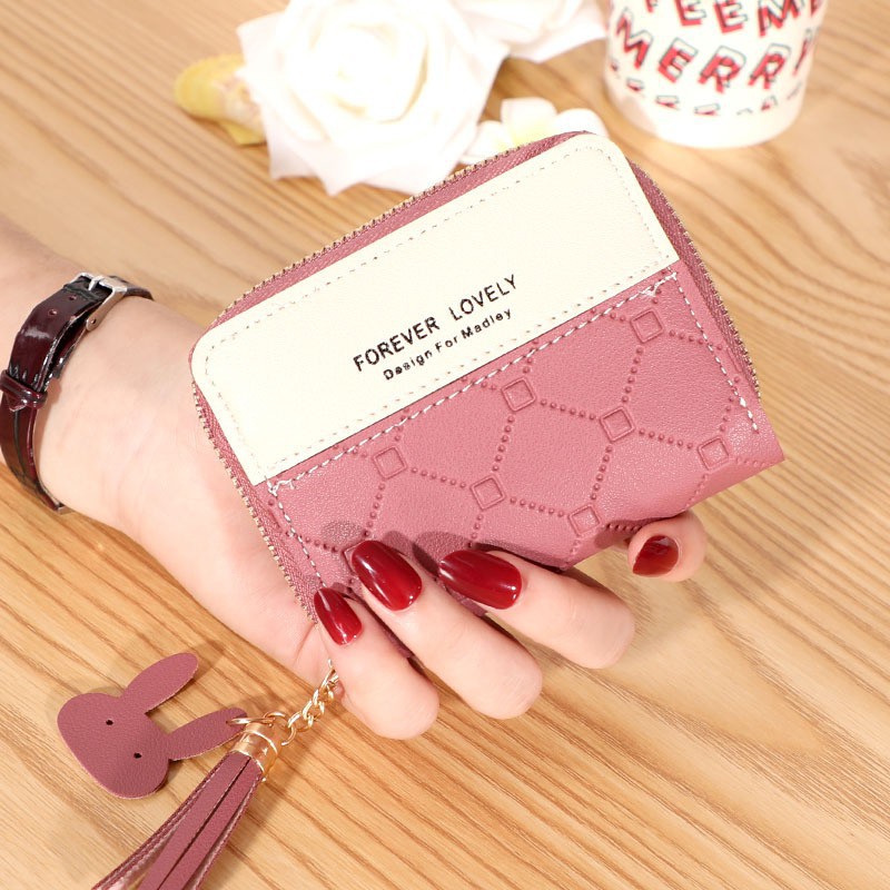 (COD) Dompet Mini Wanita Resletting Dompet Koin MALL SHOPPING