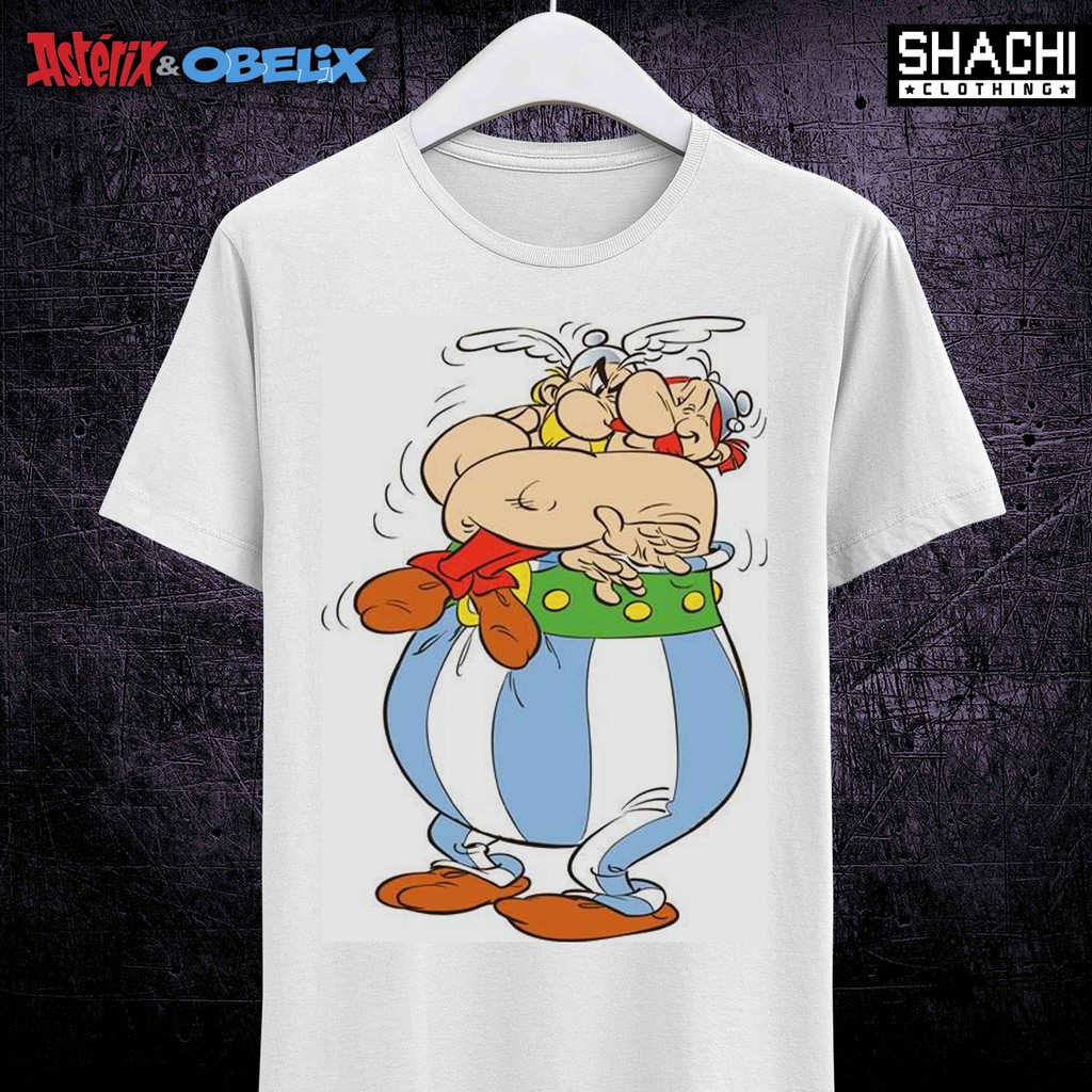 T Shirt Kaos Komik Jadul ASTERIX & OBELIX 16 - Premium White NSA
