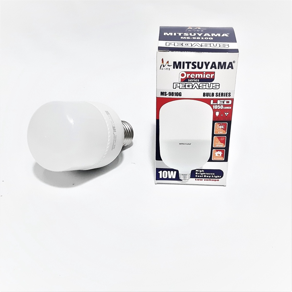 Bohlam Fitting Mitsuyama LED 15 Watt Super Terang Cahaya Putih Pegasus MS-9815G