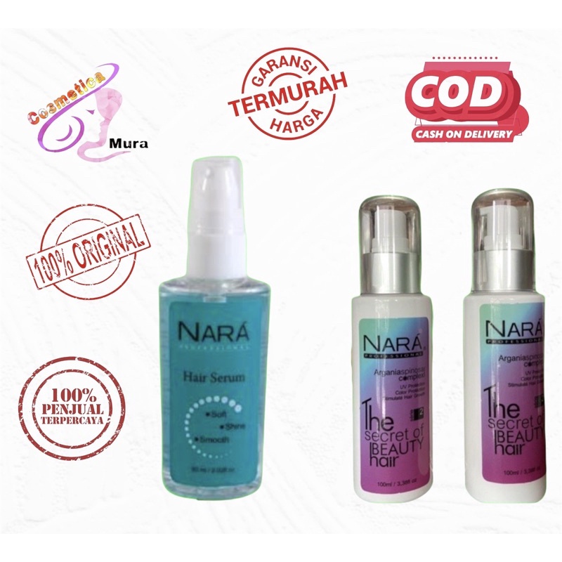 nara hair serum argan oil || nara hair spa cool mask || nara keratin masker || masker keratin nara || nara hair serum || serum rambut nara