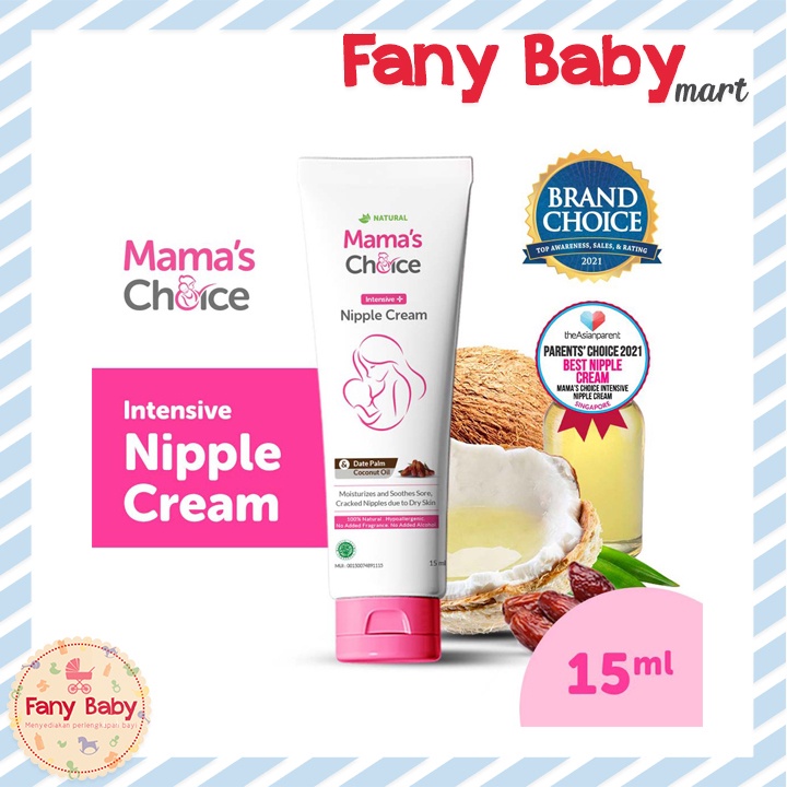 MAMAS CHOICE INTENSIVE NIPPLE CREAM 15GR