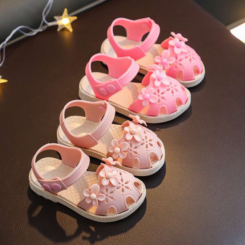 HappyOliver THREE SUNFLOWER 668 Sandal Anak Perempuan Bahan Karet Model Lucu 2-6 Tahun