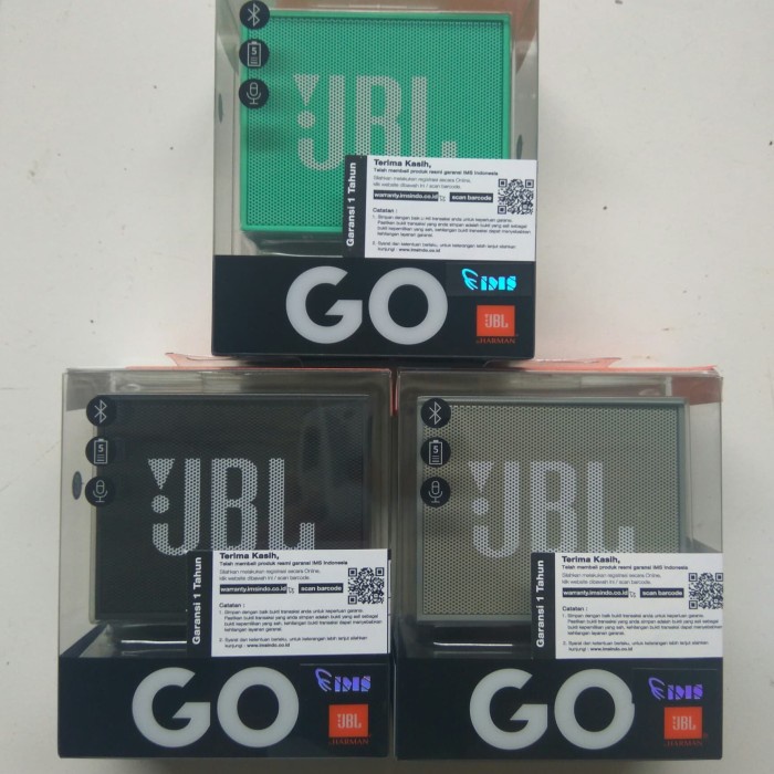 JBL GO Portable Bluetooth Speaker Original Garansi IMS - Kuning