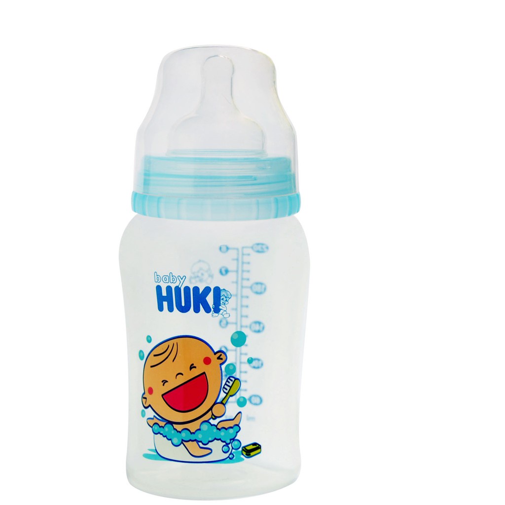 Botol Susu Bayi HUKI PP Wide Neck Bottle 230ml