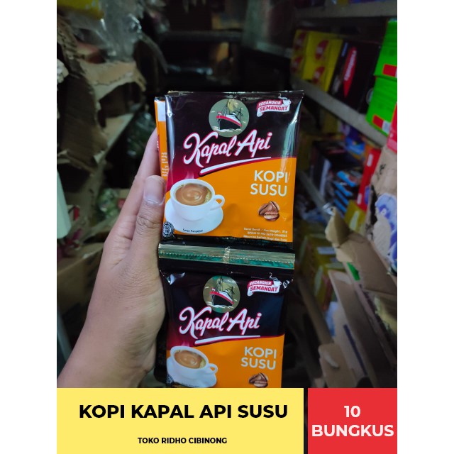 

KOPI KAPAL API SUSU RENCENG ISI 10 BUNGKUS