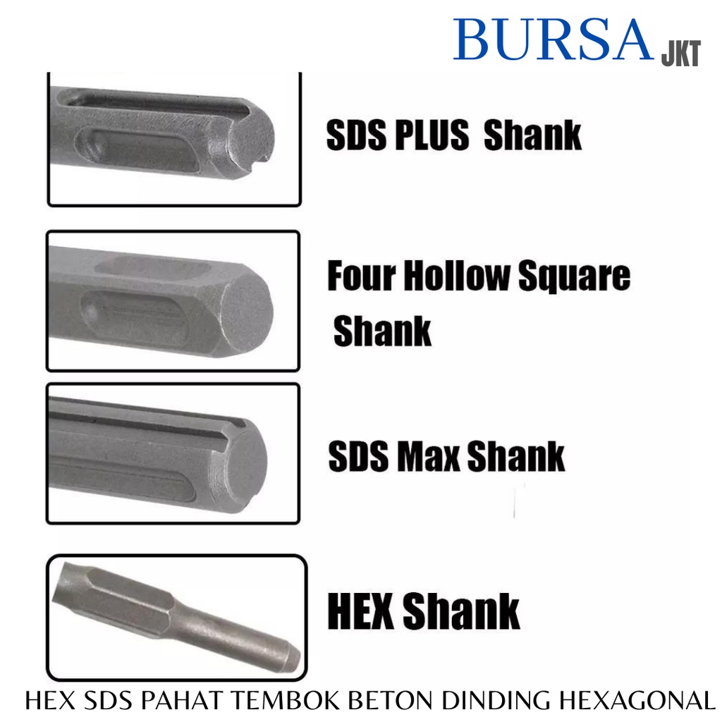 SDS MAX MATA BOR TEMBOK PAHAT BETON 6 MM BETON HAMMER DRILL PANJANG 150 MM