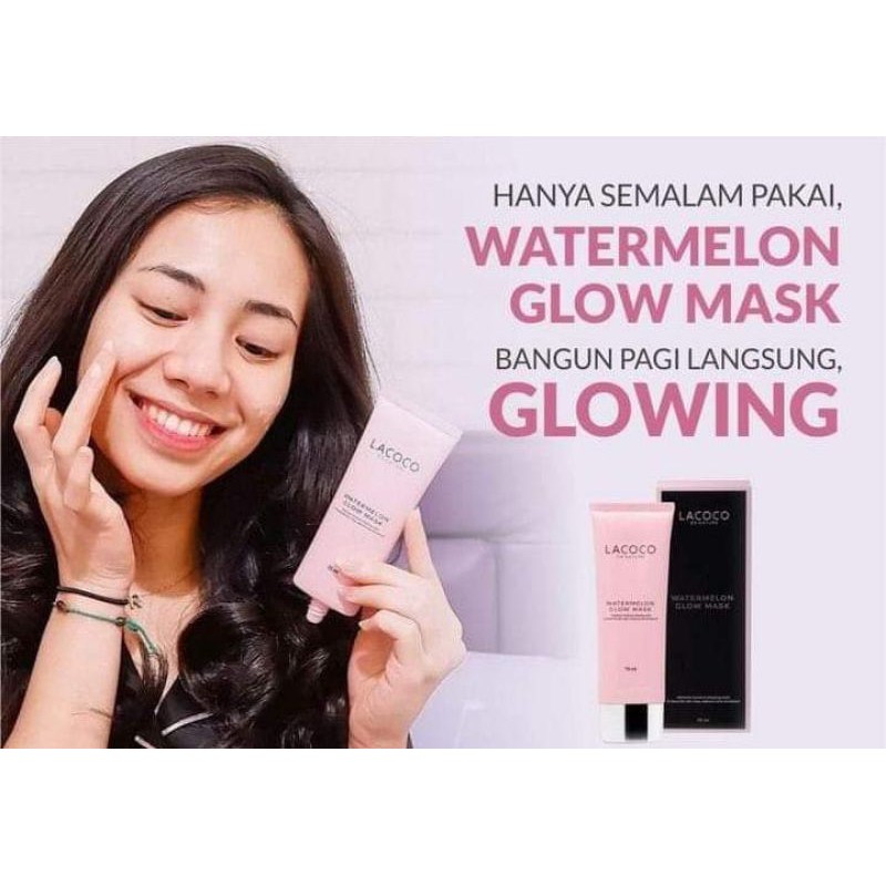 LOCOCO Watermelon glow mask/Original LACOCO sleping mask
