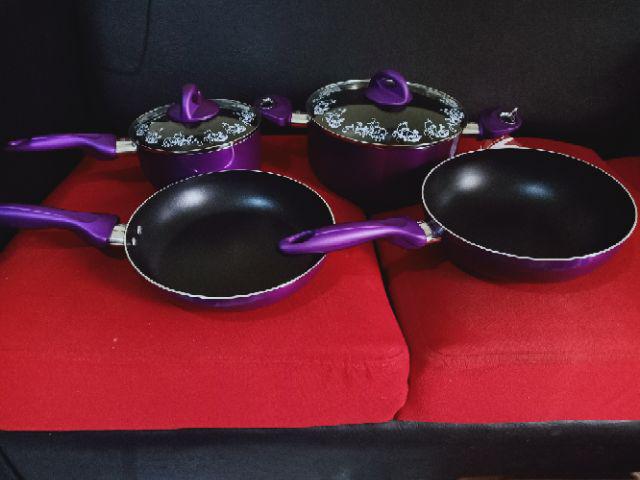 Panci Set Supra Panci Set 7 Pcs Harga Grosir Distributor Panci Set Teflon Supra Panci Set Supra 7pcs