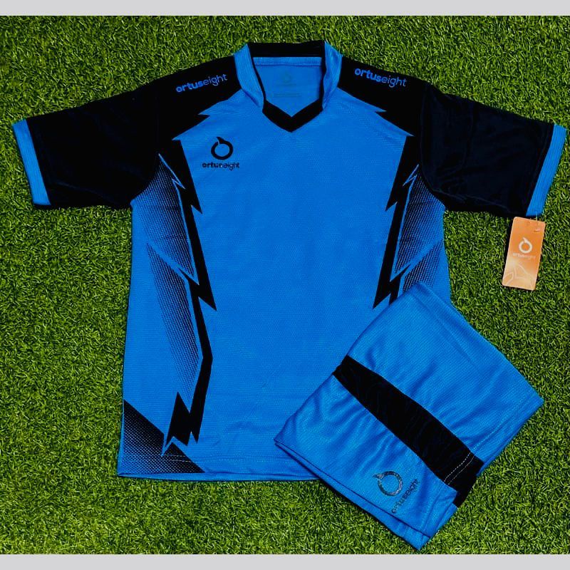 kaos bola atau baju bola junior umur 7 tahun s/d 13tahun-Biru batman