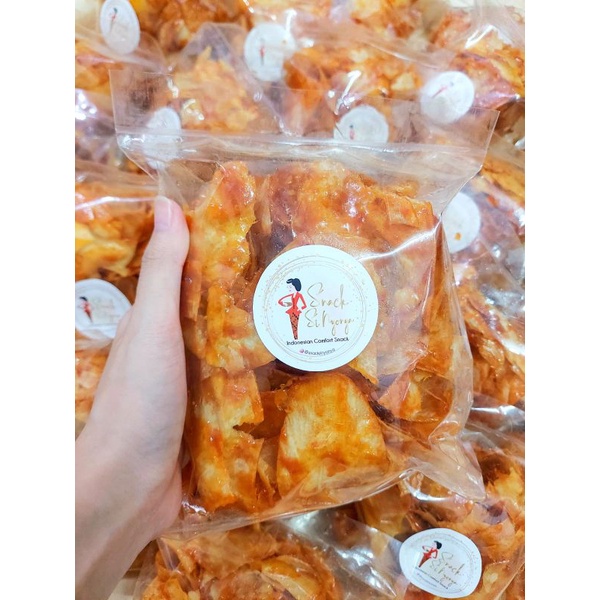 

1 Singkong Balado Kripik Cemilan Homemade Keripik Pedas