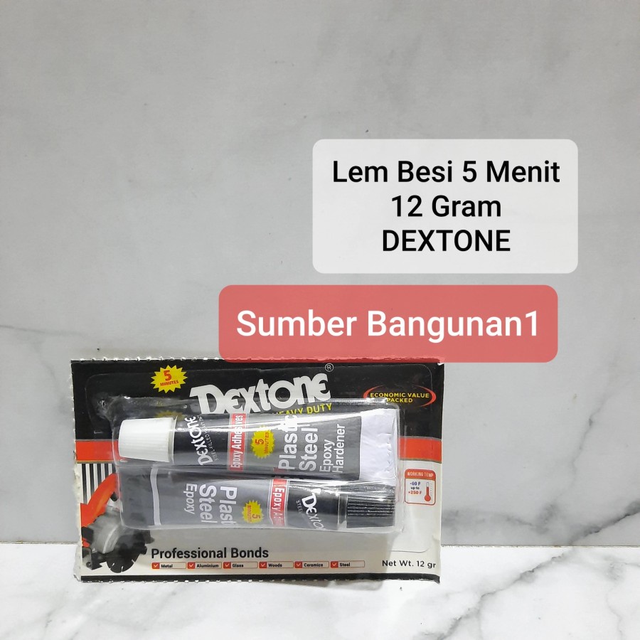 

Lem besi dextone 5 menit 12 gram lem besi kecil
