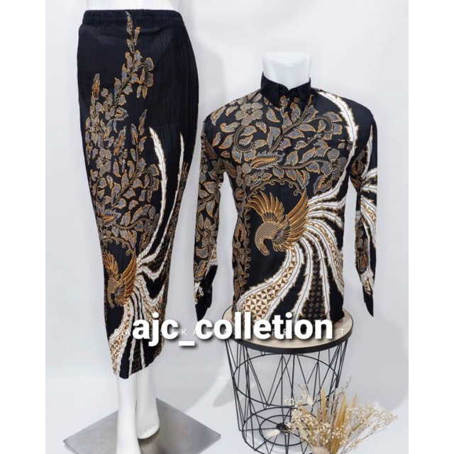 Batik couple / Baju Batik Couple / Batik Set / Rok Set / Batik Pengan Panjang