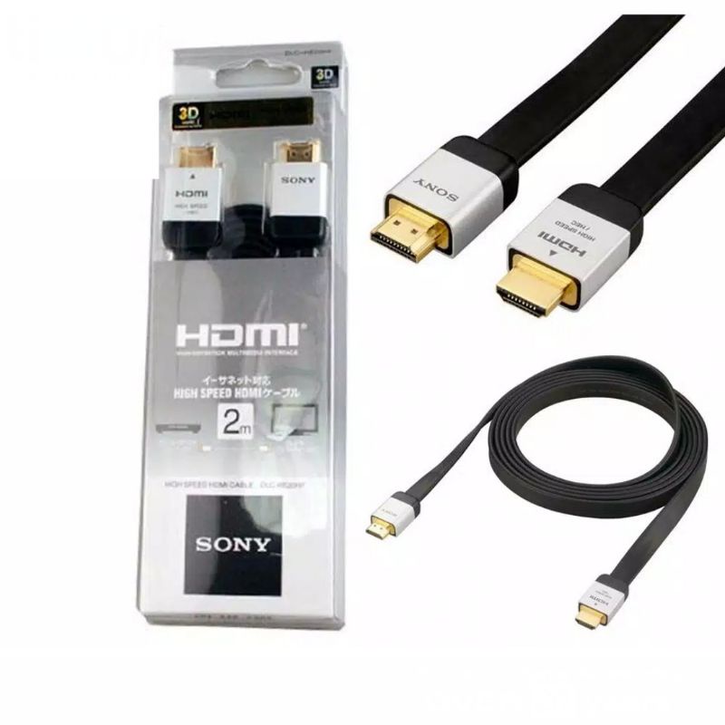 KABEL HDMI SONY - CABLE HDMI TO HDMI - GOLD PLATE 3D Support