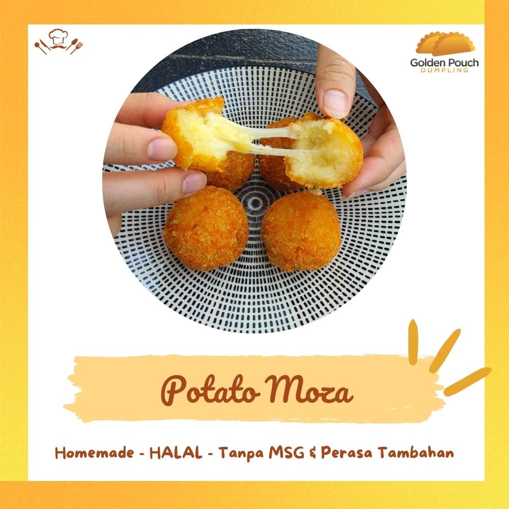 

Golden Pouch - Potato Moza Balls / Snack Makanan Kentang Goreng Frozen Food