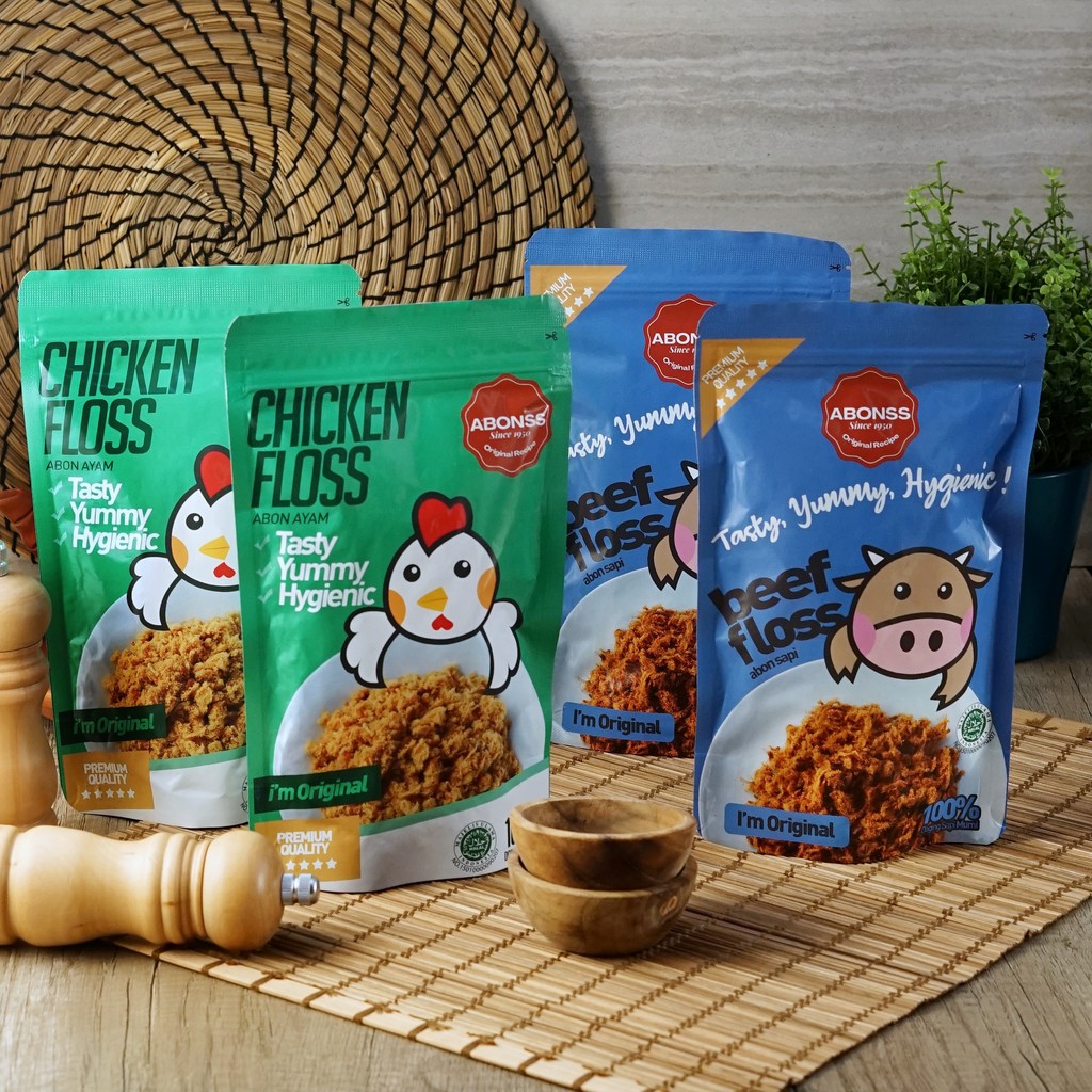 

ABONSS Package K (2 Beef Floss Original + 2 Chicken Floss Original)