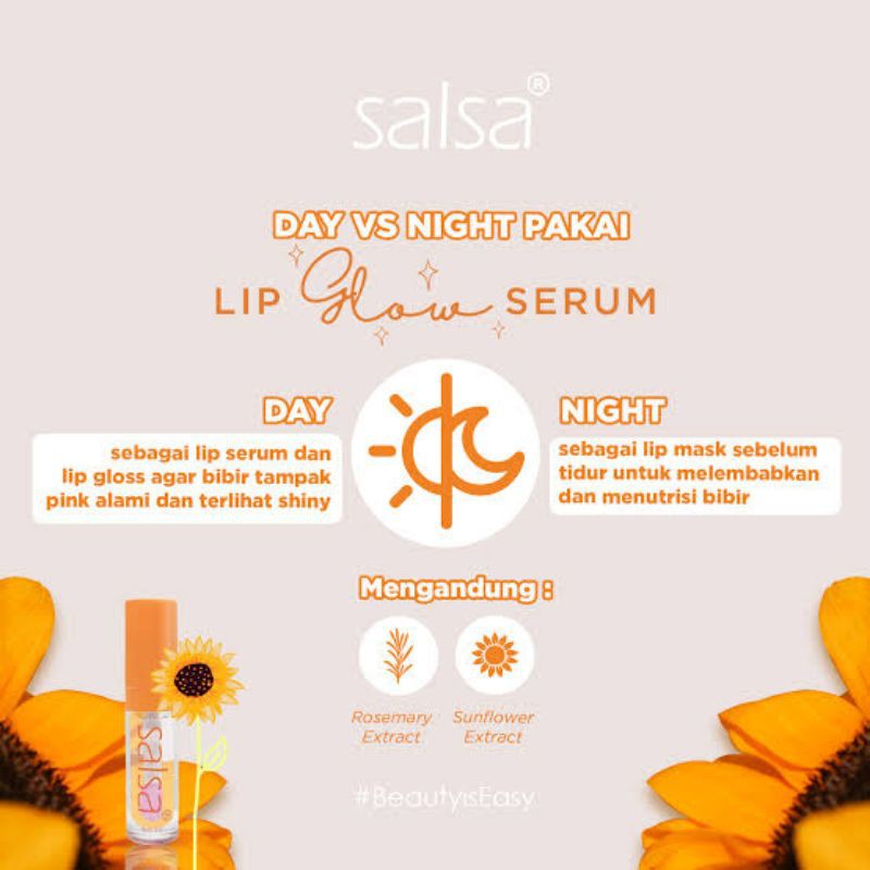 SALSA LIP GLOW SERUM ORIGINAL PEMERAH BIBIR ALAMI