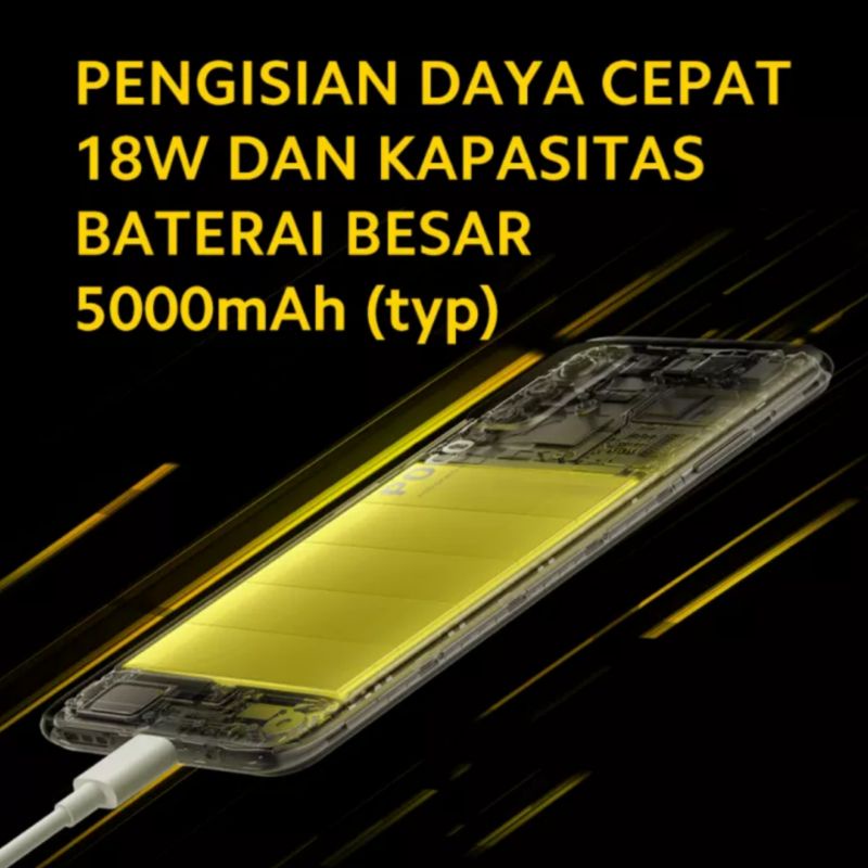 HP Baru Xiaomi Poco M3 Pro 5G NFC 6/128 Special Edition Herzven - New Original Garansi Resmi TAM - Ram 6GB Rom internal 128GB - Dimensiti 700 48MP Baterai 5000 mAh - Warna Colour Black Yellow Blue Hitam Kuning Biru  Promo Murah 4/64 4GB 64GB 4 6 128 64 GB-6