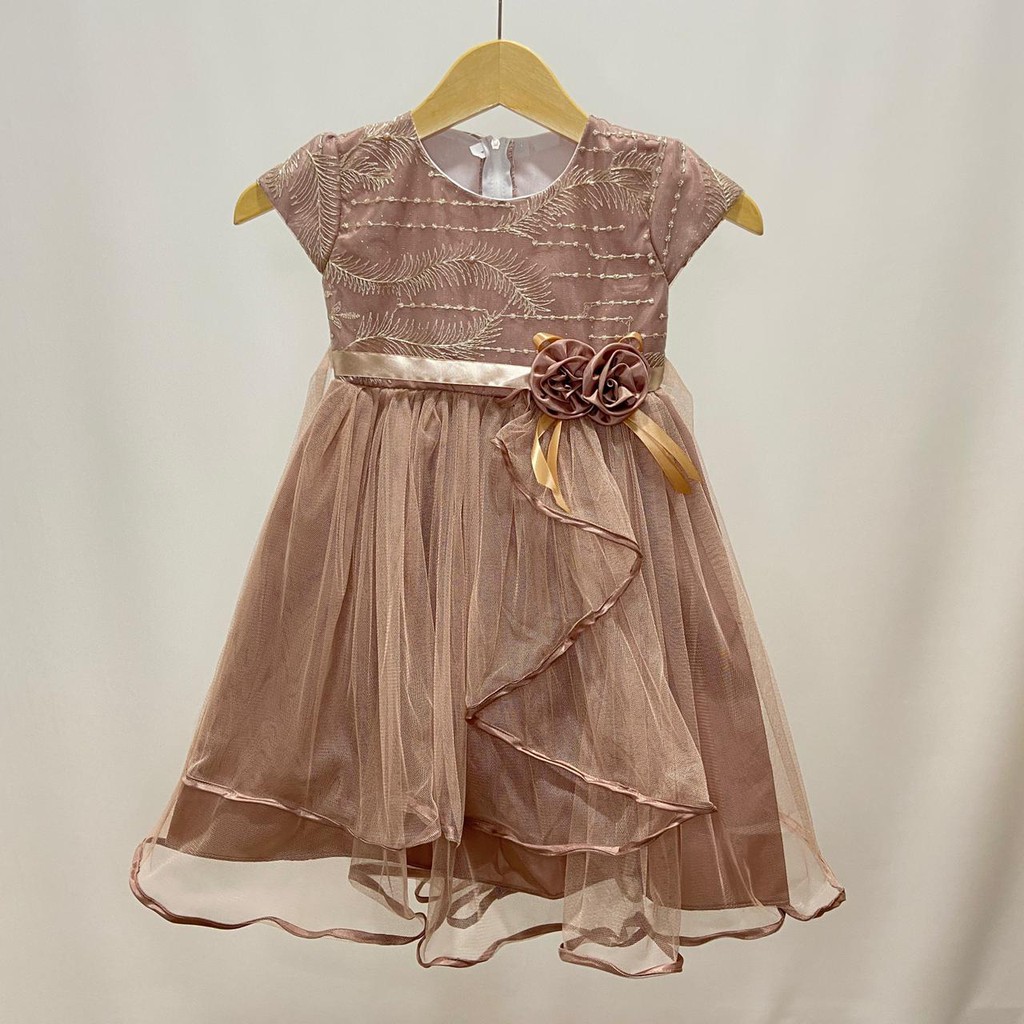 dress pesta anak / baju ulang tahun / gaun pesta anak perempuan K2