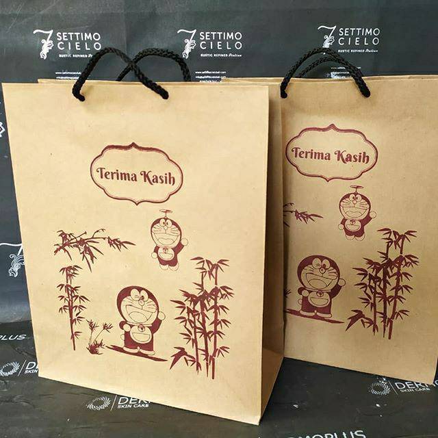 

PAPERBAG size besar, KRAFT COKLAT UK. PXLXT 25X10X30