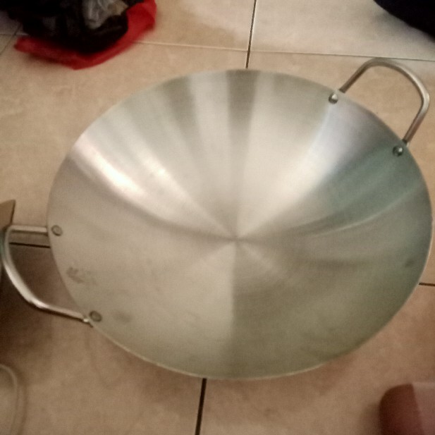 Kuali Stainless Tebal Anti Lengket 30cm,32cm,34cm,36cm