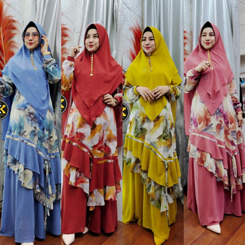 READY Vazza Syari ORIGINAL By HK dermawan | vazza syari vol 2 gamis pesta | gamis busui |gamis ld110
