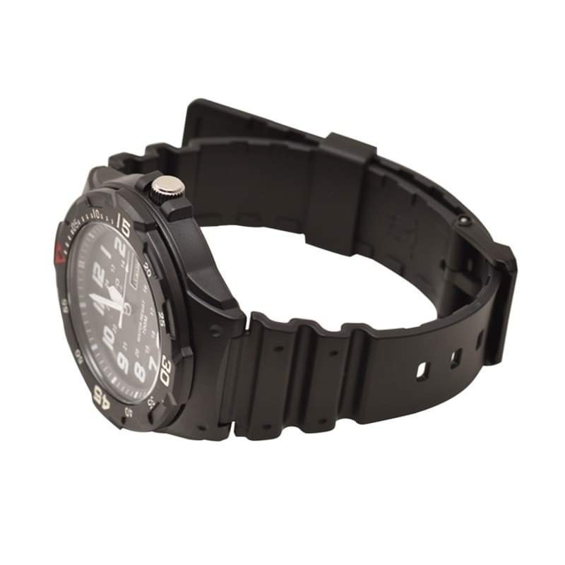 Casio MRW 200H MRW 200 Strap Tali jam Casio Mrw-200h Black White Oem