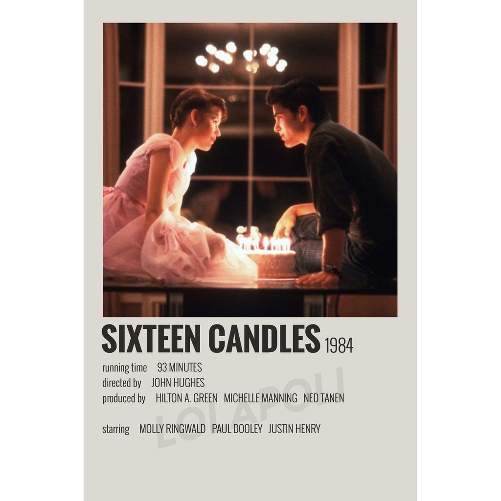 Poster Film Sixteen Candles