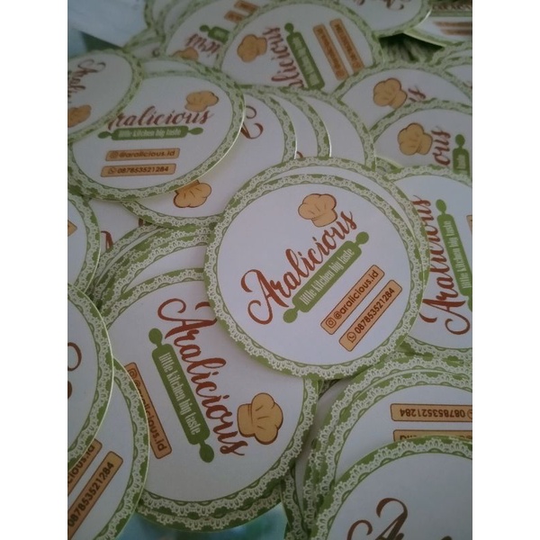 

Stiker kue bulat