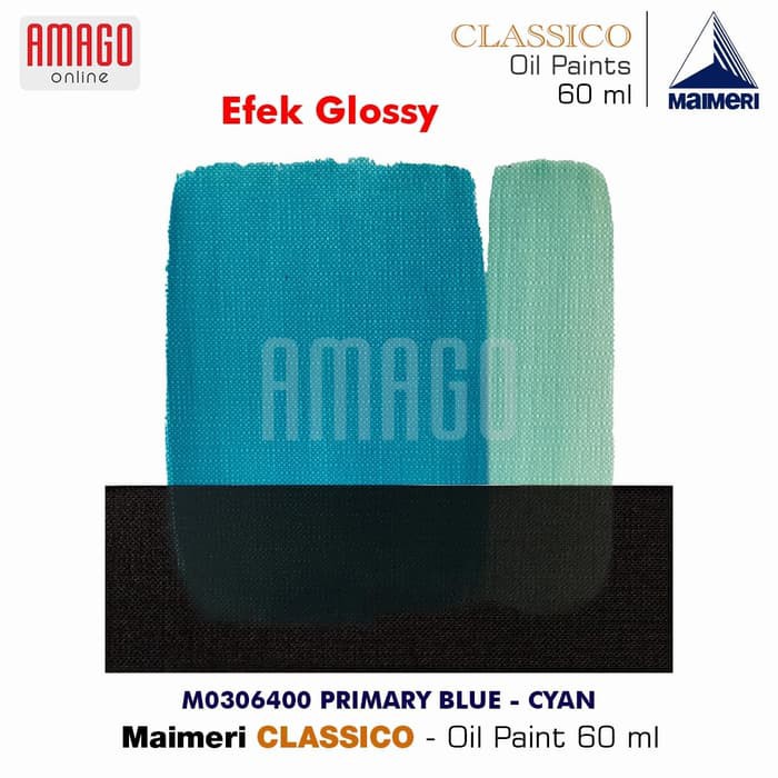 MAIMERI CLASSICO - OIL PAINT - PRIMARY BLUE - CYAN - 60ML - M0306400