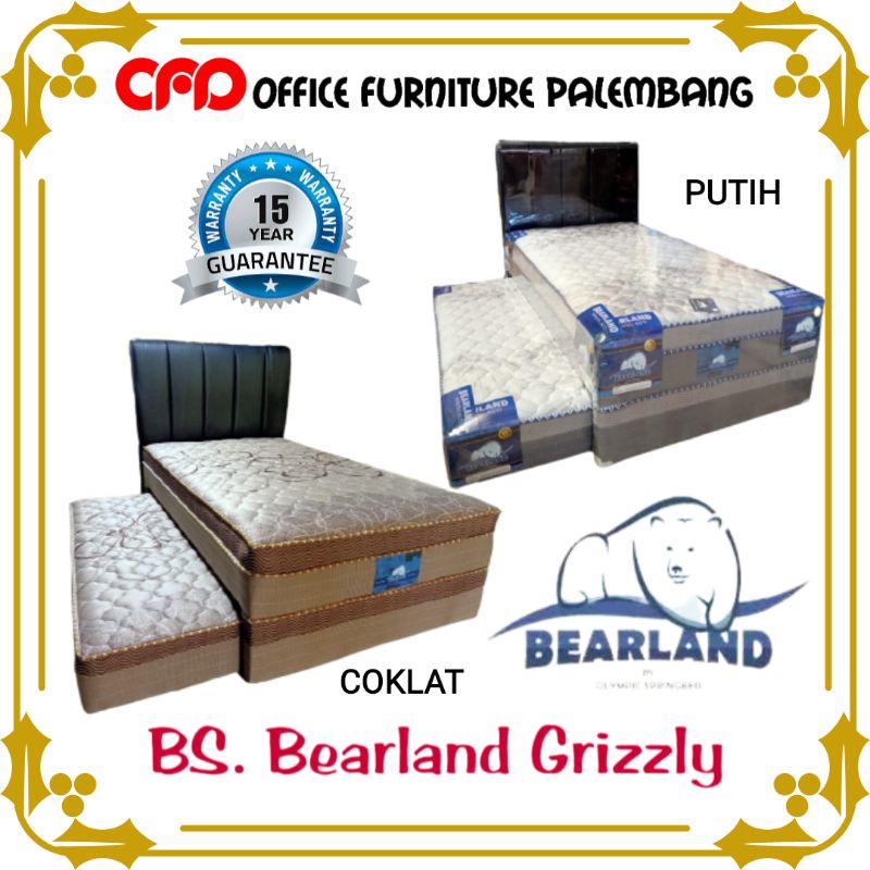 springbed 2in1 olympic bearland grizzly bed sorong matras kasur spring bed dorong