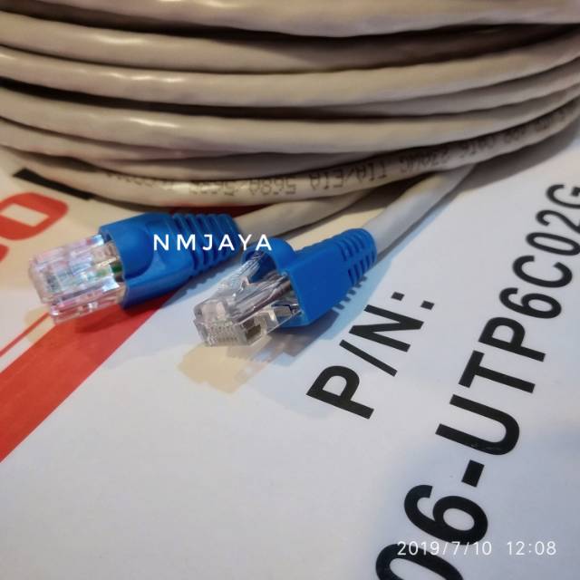 Kabel Lan Utp Cat6 Vascolink siap pakai 2meter