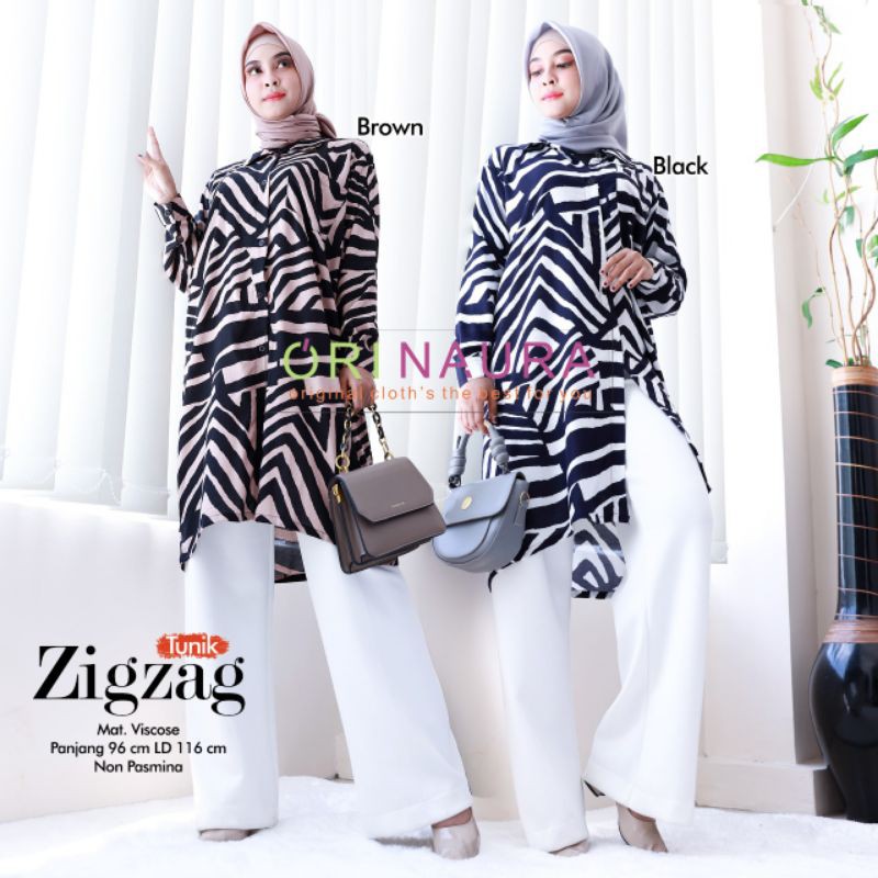 ORI NAURA ZIGZAG TUNIK