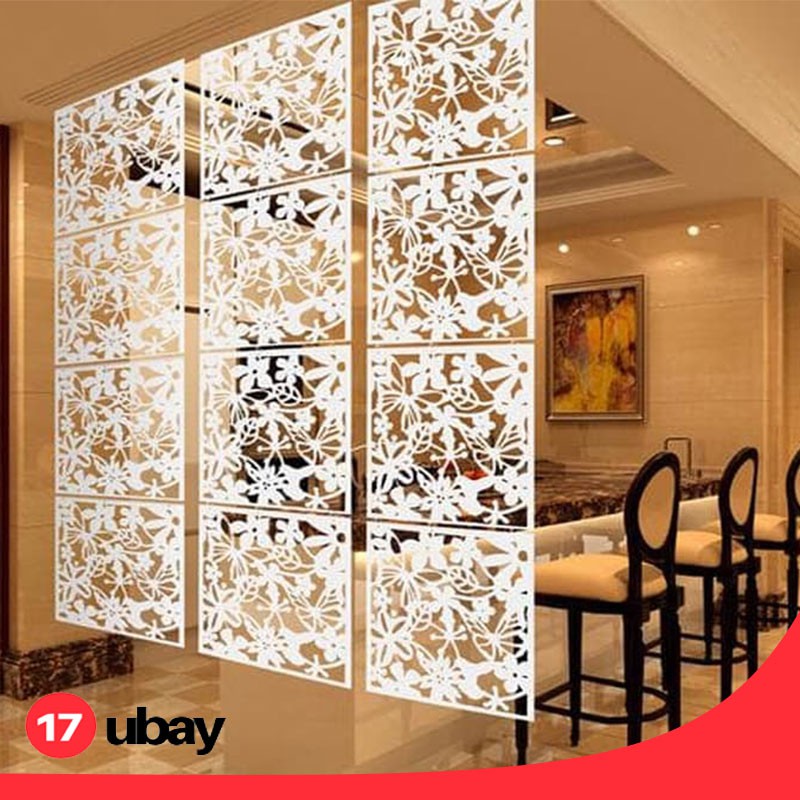 Dekorasi Penyekat Ruang Vintage Bahan PVC Dekorasi Rumah Hiasan Rumah Keren