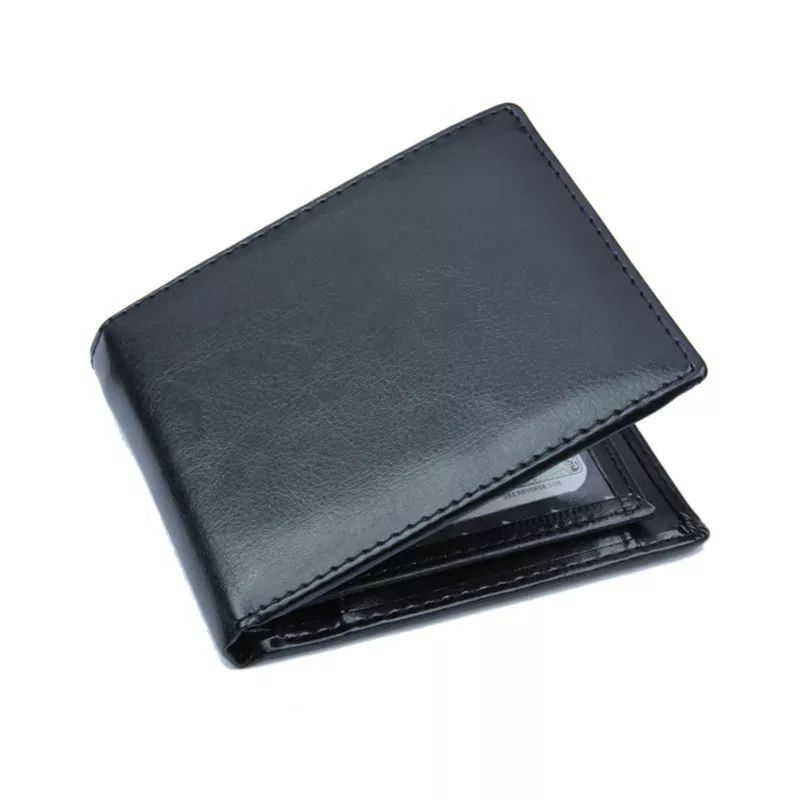 KBL Dompet Pria Hitam Polos Cowok Kulit Sapi Original