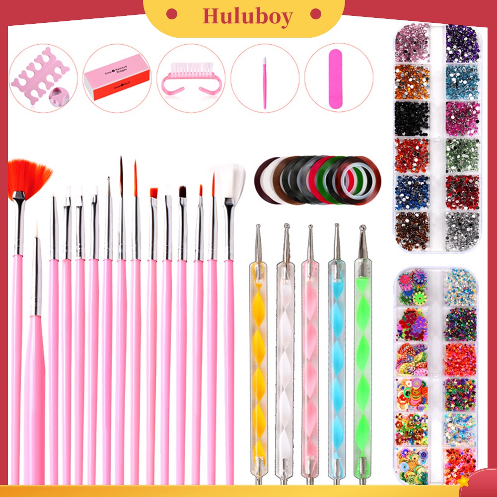 Huluboy Huluboy♡ Set Alat Kikir Kuku DIY Untuk Nail Art