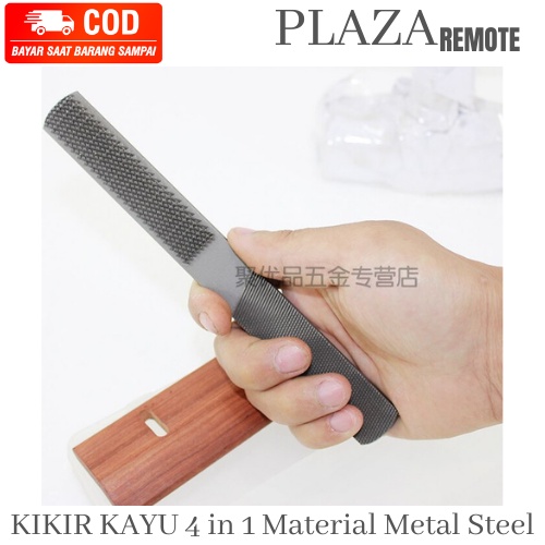 Kikir Kayu 4in1 HEAVY DUTY Steel Files Material Metal Steel Portable Wood Carving