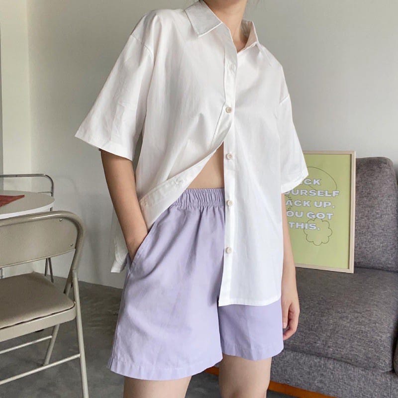 BEFAST - ZEC OOTD Wanita Celana Pendek LISA / Taro Short Pant/ Celana Pendek Wanita