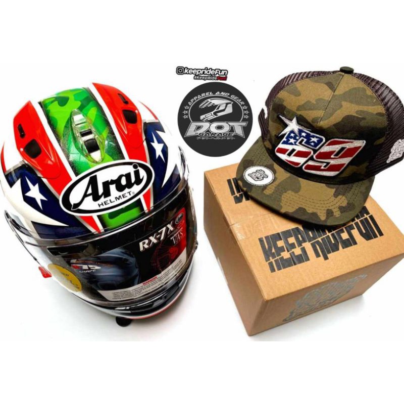 TOPI motif hayden 69 by KEEP RIDE FUN