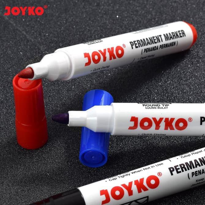 

ITERMURAHl Permanent Marker / Spidol Permanen Joyko PM-17 / 1 BOX 12 PCS ICLQl
