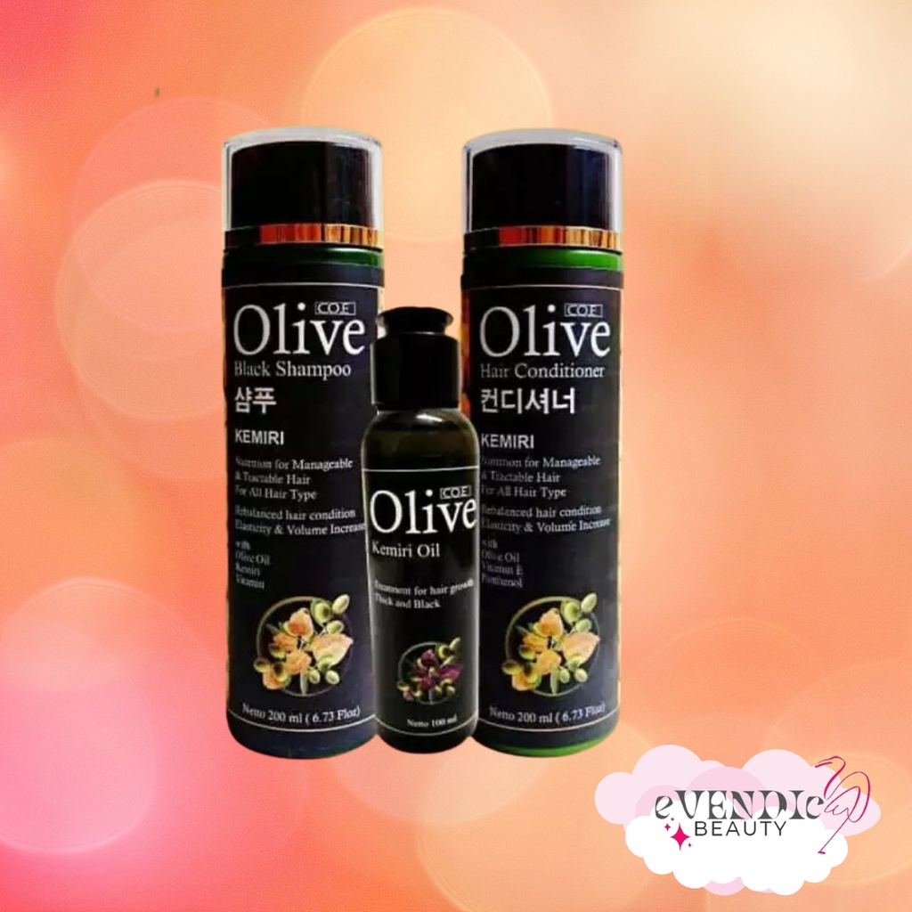 OLIVE KEMIRI PAKET HAIR TREATMENT CO.E SYB BPOM