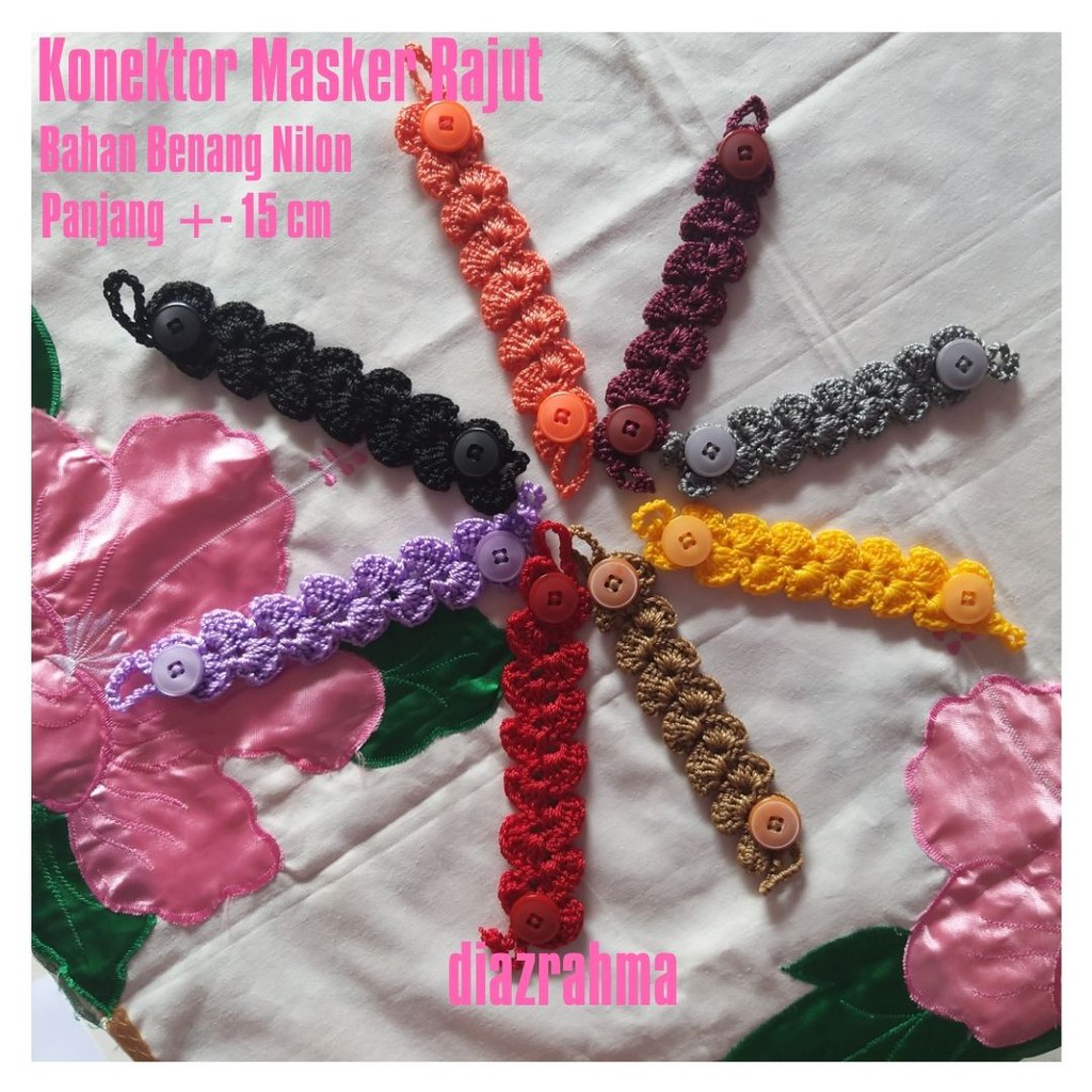 Konektor Masker Rajut Pengait Masker Rajut